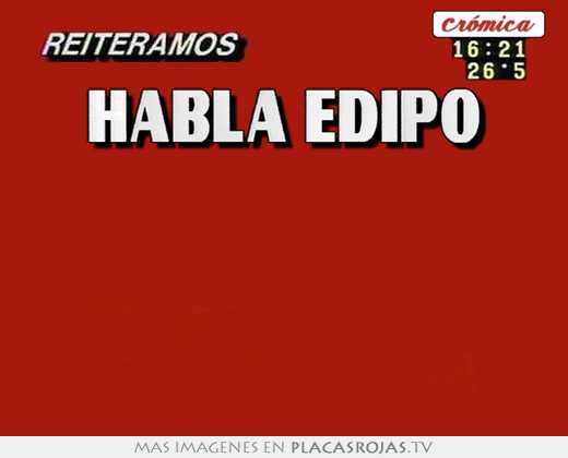 habla edipo