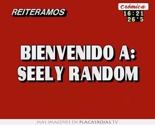 bienvenido a: seely random