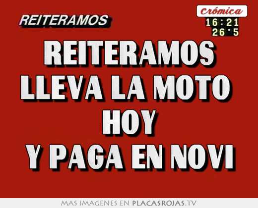 reiteramos lleva la moto hoy y paga en novi