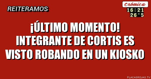 ¡Último momento! Integrante de cortis es visto robando en un kiosko