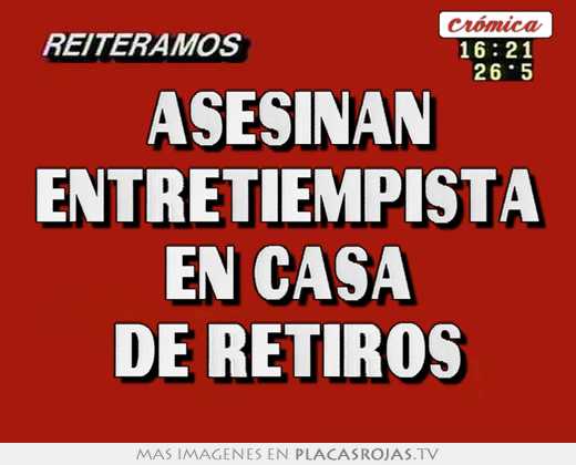 asesinan entretiempista en casa de retiros