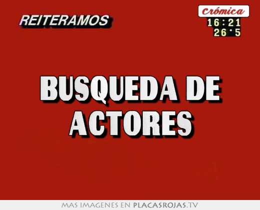 búsqueda de actores