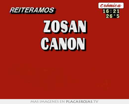zosan canon