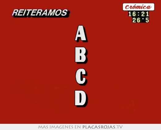 a b c d