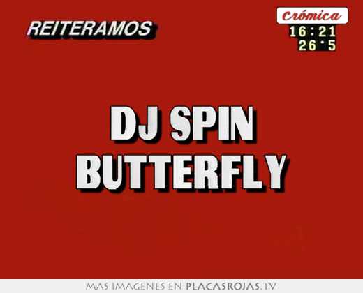 dj spin butterfly