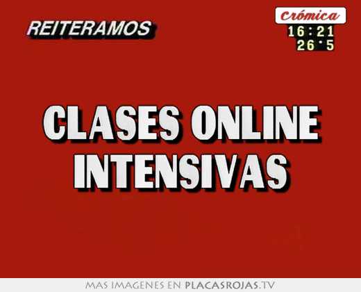 clases online intensivas