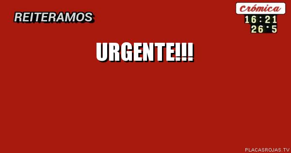 Urgente!!!