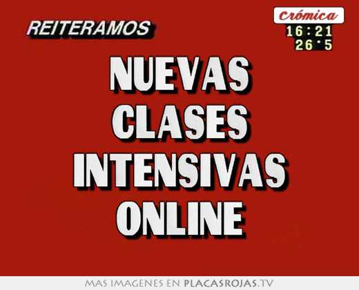 nuevas clases intensivas online